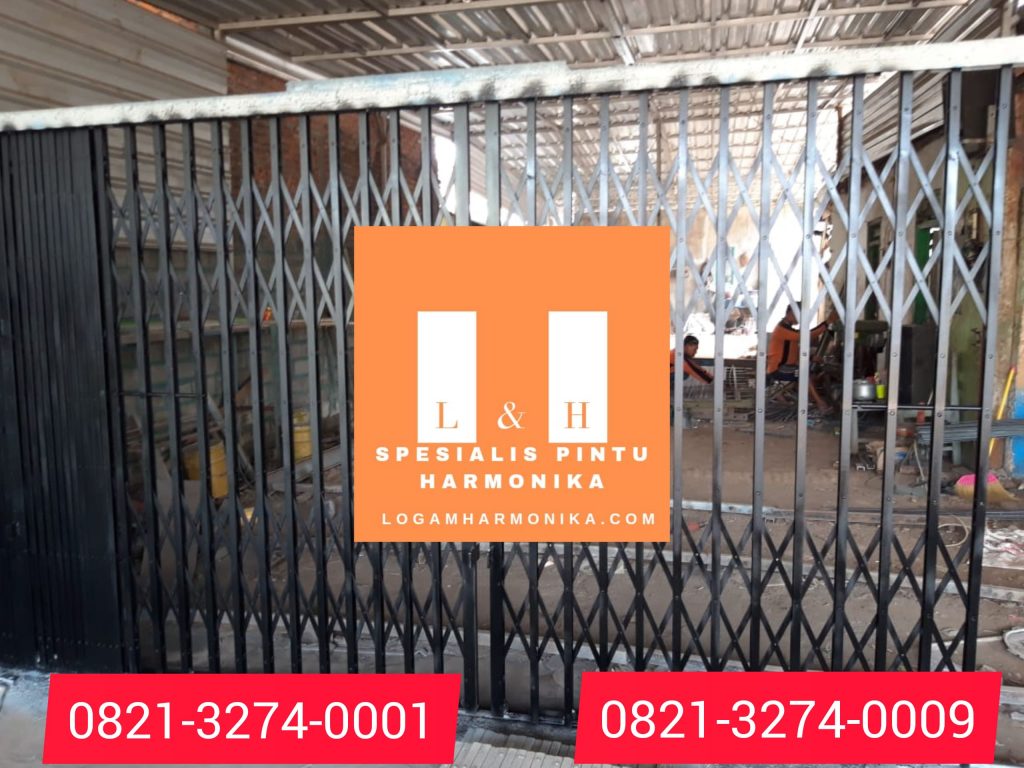 jual pintu besi harmonika